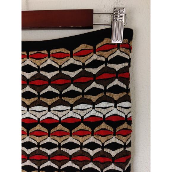 Bailey 44 Multicolor Geometric Print High Waisted Knit Pencil Skirt Size S - Picture 5 of 8